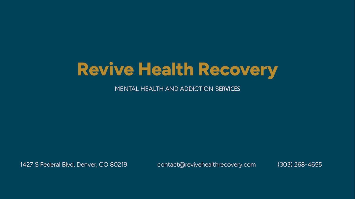 Revive Health & Recovery | Mental Health & Addiction Services