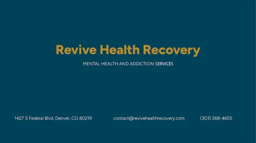 Revive Health &amp;amp; Recovery | Mental Health &amp;amp; Addiction Services facility photo